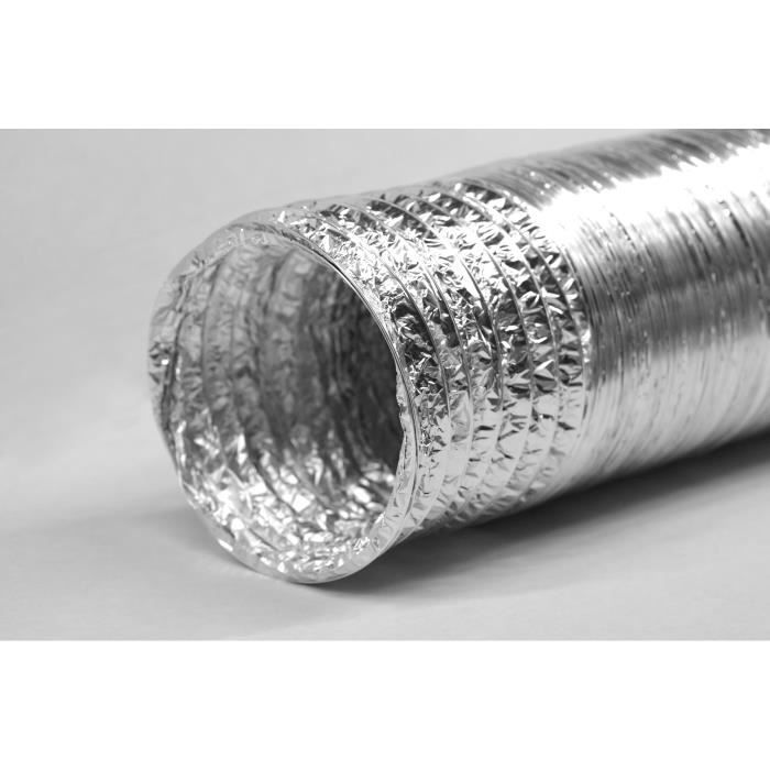 Tuyau de conduit flexible - STERR - ALD100 6 - 100 mm - 6 m - Aluminium multicouche