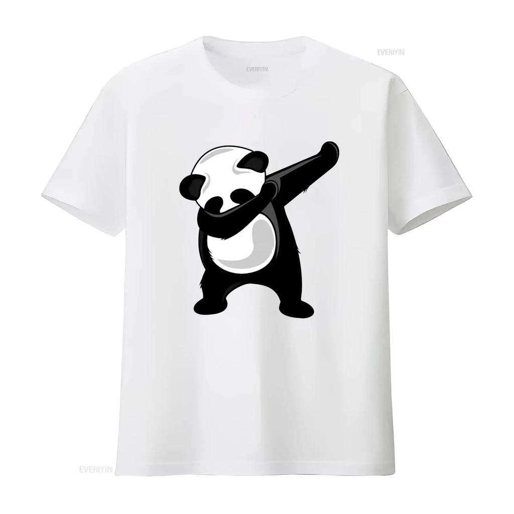 Dabbing Panda T Shirt for Casual Stretched Top For Everyday Wear Unisex Soft designer clothe