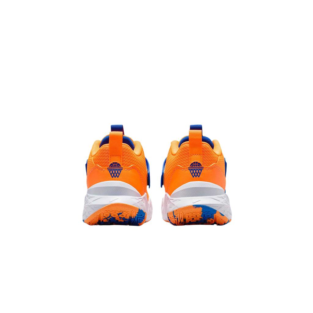 Nike Team Hustle D 12 Mesh Easy On Off Stable Fit Cushioning Mid Top Kids Basketball Shoes Unisex Basketball Shoes HF6279-800