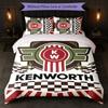 Kenworth Print 3Pcs Bedding Set Duvet Cover With Two Pillowcases Soft Bed Linen For Household Bedroom