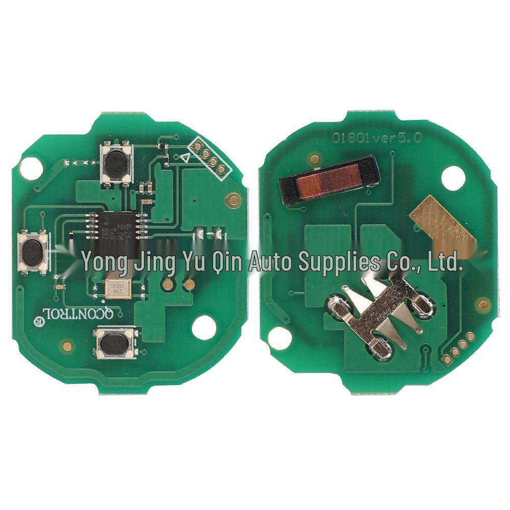 3-кнопочный пульт-ключ Mercedes Smart Fortwo (433 МГц, Совместим с PCF7941)