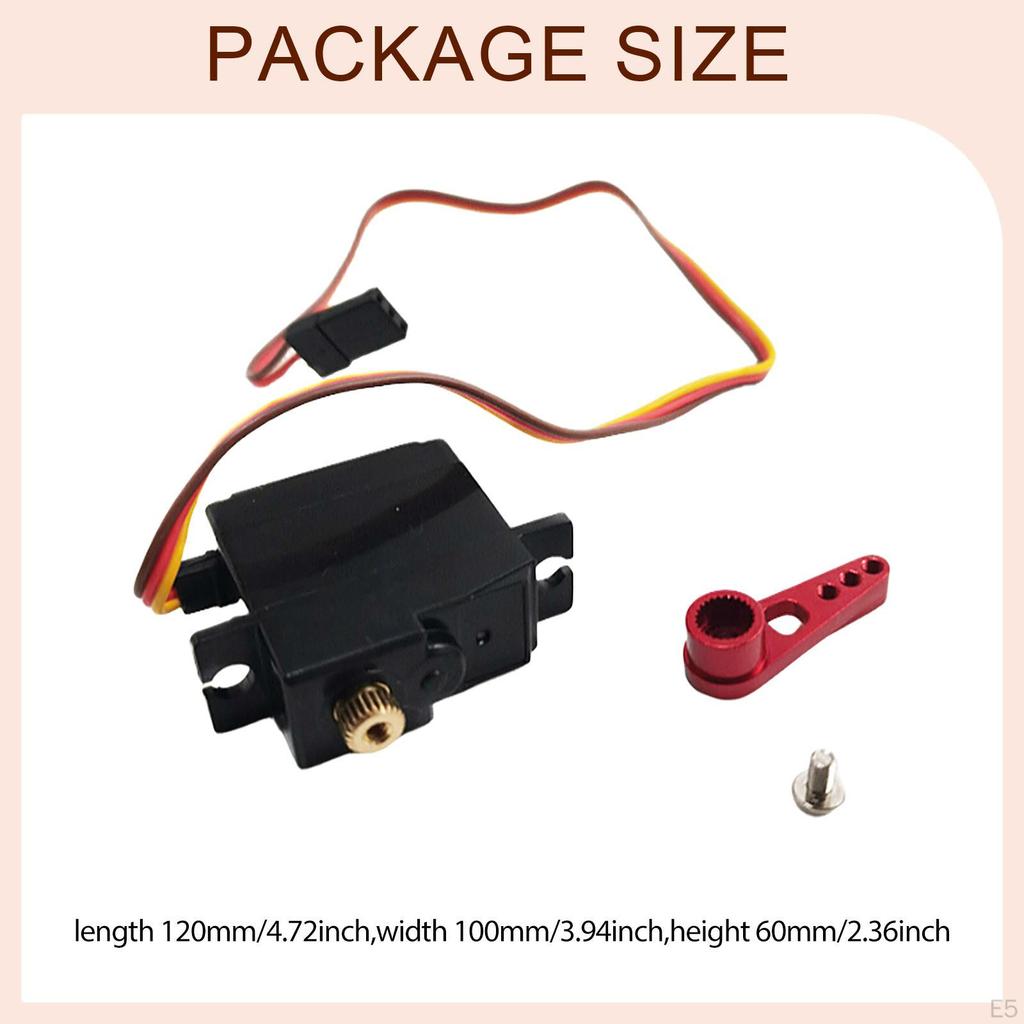 17G Servo Replacement Spare Part with Arm for MN99S 1:12 Scale RC Car 4x4 Remote Control Truck