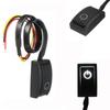 Universal LED Light Symbol DC12V 200mA ON/OFF Switch Latching Car Push Button