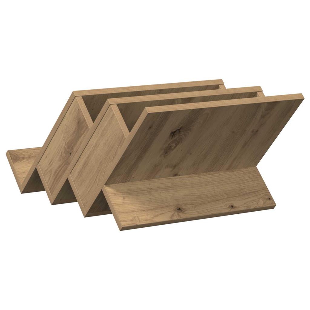 Magazine Rack Artisan Oak 53 x 40 x 28.5 cm Particleboard