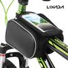 Lixada Сумка для телефона с сенсорным экраном на передней раме велосипеда, двойная сумка с верхней трубкой для горного велосипеда