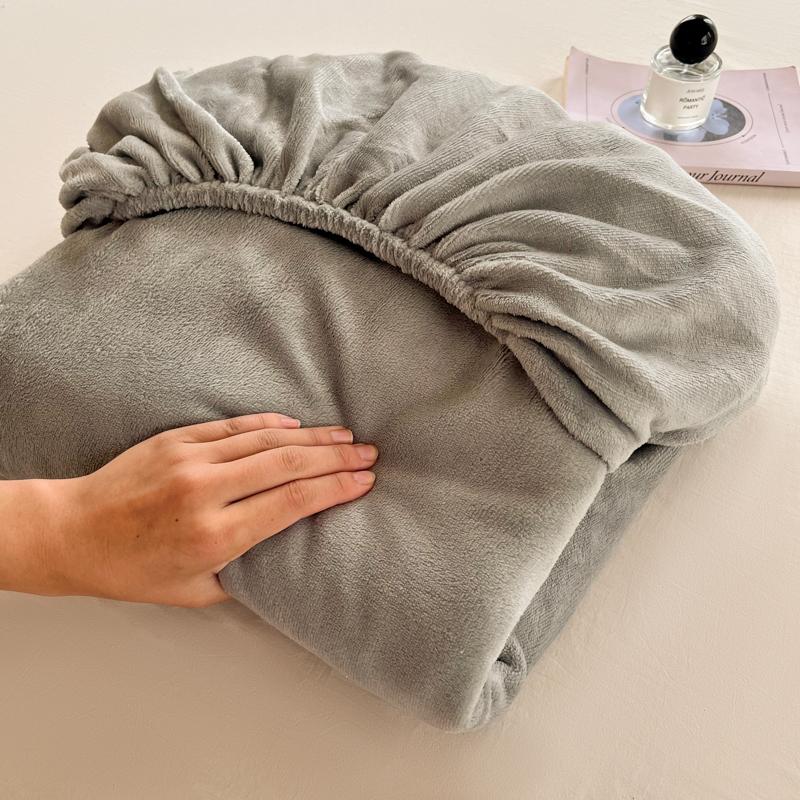 Мягкий плюшевый теплый чехол для матраса, зимний бархатный материал, простыня на резинке, утолщенный теплый чехол для матраса, несколько размеров