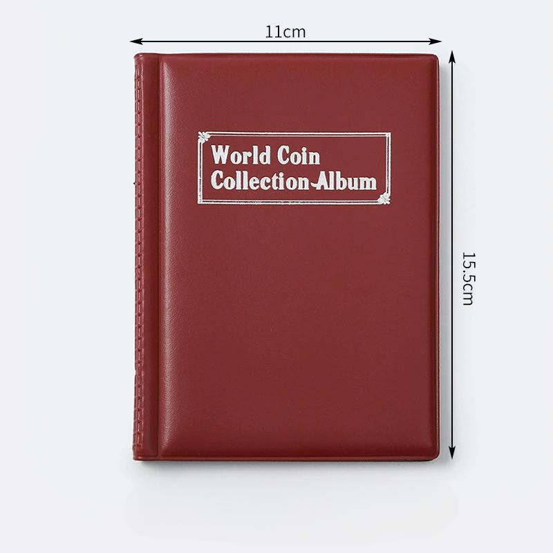 120 Pockets Coins Album Multi-Kinetic Pvc Banknotes Coin Collection Book For Collectors Badge Collect Accessories Photo Albums