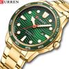 CURREN Men's Steel Band Fashion Business Watch Quartz Calendar Men's Watch Waterproof for Students