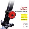 Надеваемый на ремешке Креативный велосипедный задний фонарь с USB-зарядкой Горный велосипед Наружный Ночная езда Задний фонарь Велосипедное оборудование Аксессуары
