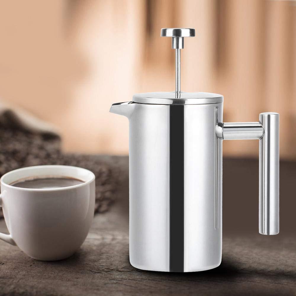 800ml French Press Coffee Maker Stainless Steel Double Walled Insulated Coffee Pot (BPA Free,No FDA)