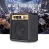 Mini Guitar Amplifier Amp Speaker 5W with 6.35mm Input 1/4 Inch Headphone Output Supports Volume Tone Adjustment Overdrive
