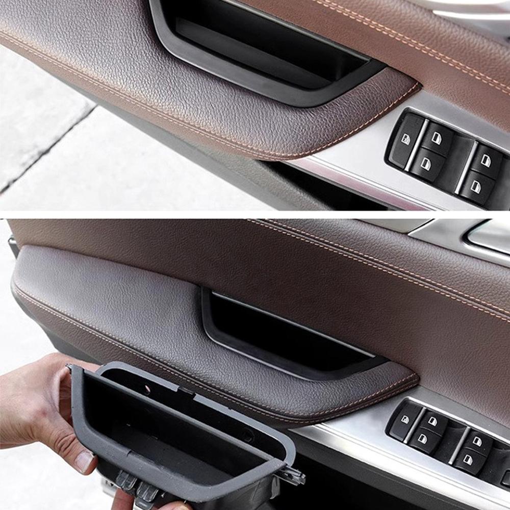 Front Driver Side Interior Door Inner Handle Pull Trim For BMW X3 X4, Black