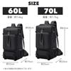 Large Capacity Backpack Business Backpack Square Type 60L Multifunctional Rucksack Climbing Travel Camping Outdoor Hiking Disaster Prevention