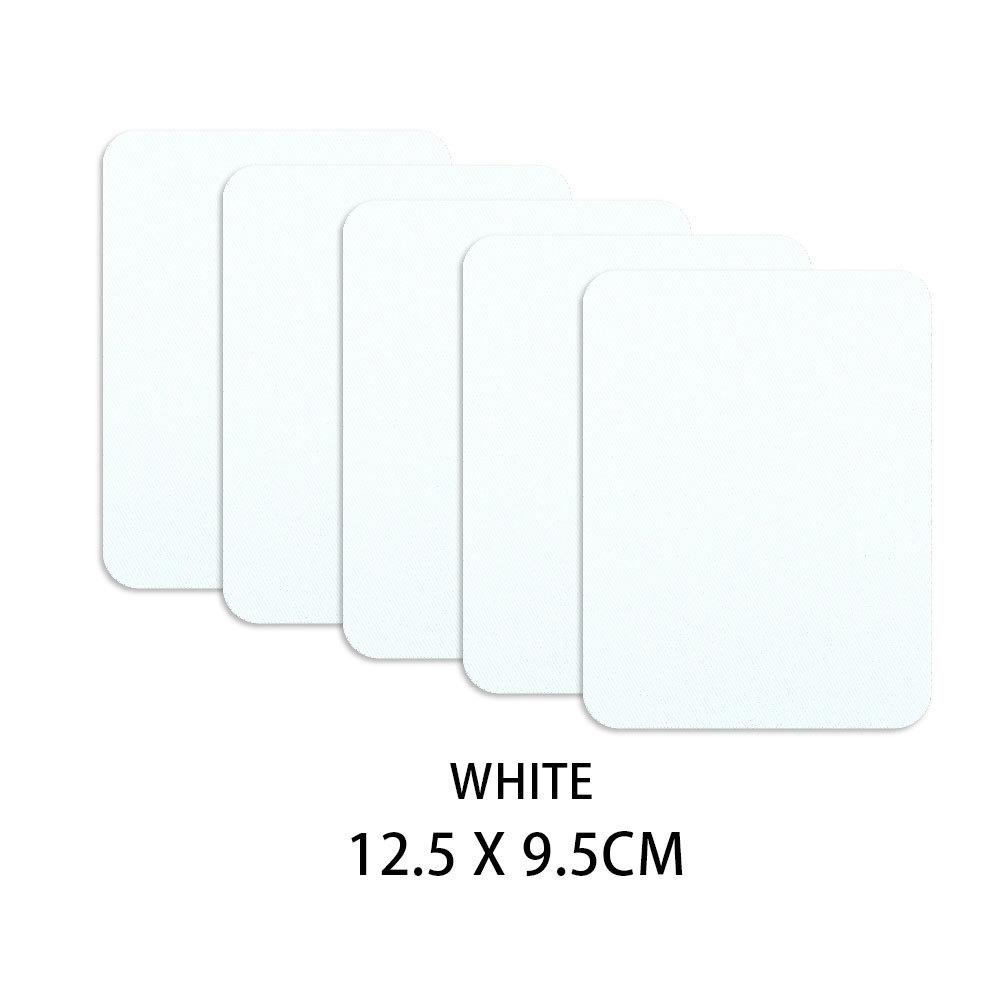 Hot Sale 5pcs Colorful Iron-On Fabric Patches Set | No Sew Adhesive for Pants Repair Kids Clothes Denim DIY Craft (Mixed Sizes)