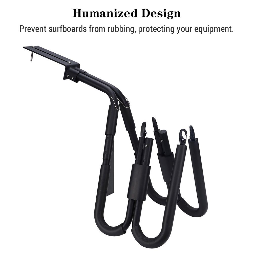 Держатель для велосипедной доски для серфинга, двухбортный портативный регулируемый боковой багажник, стойка для серфинга, вейкборд, ветер