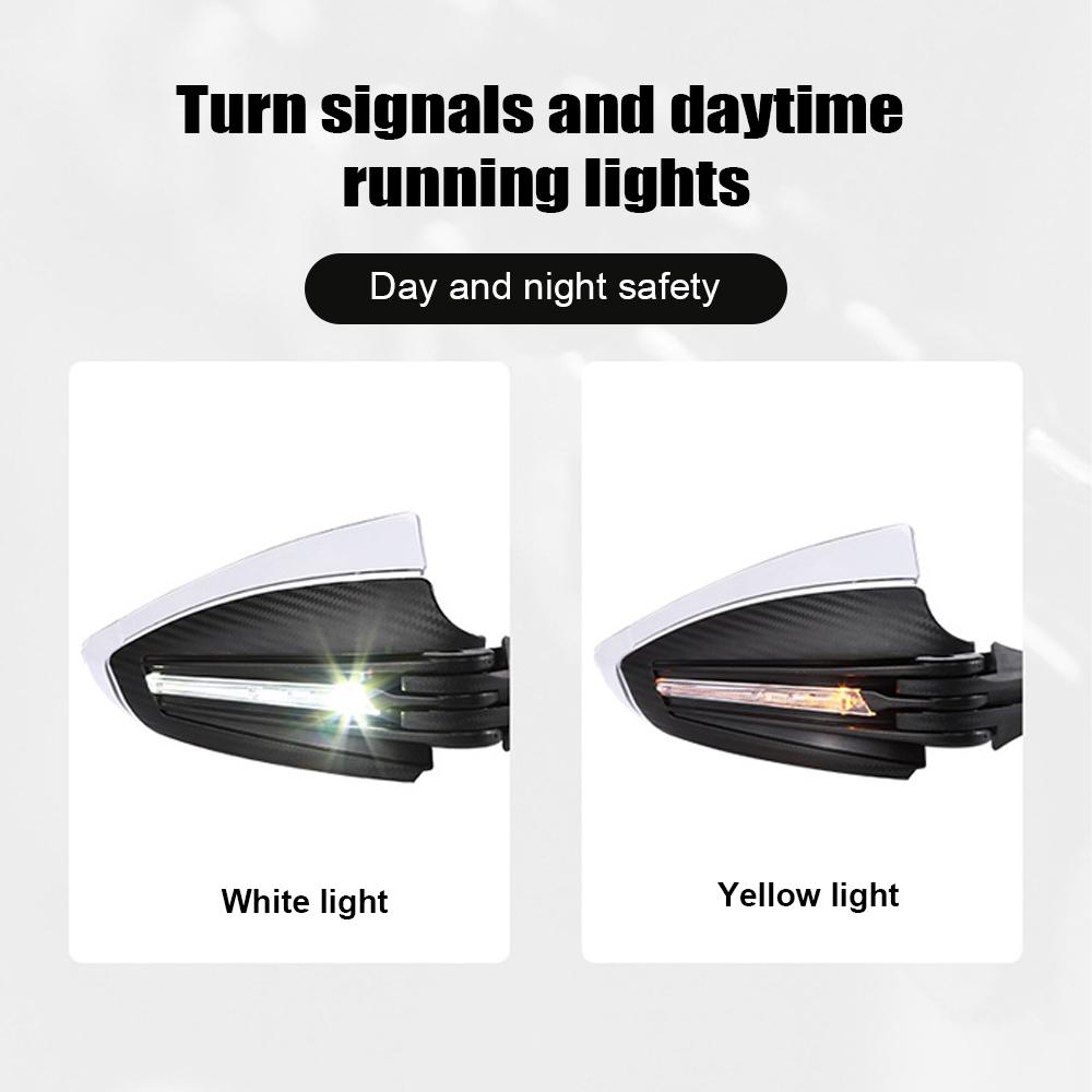 2 шт., универсальная защита для мотоциклетных ручек, ветрозащитная ручка с ДХО и заглушками для квадроциклов