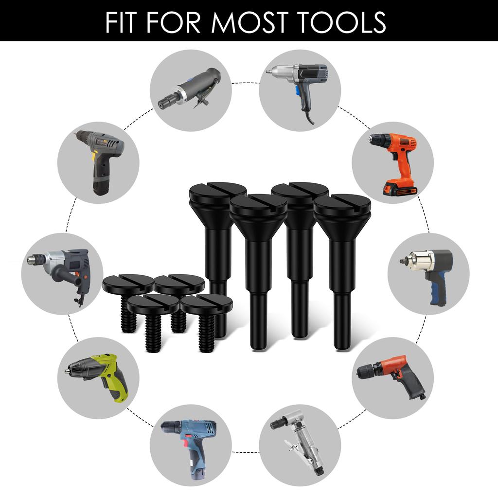 4/3 шт. отрезных кругов, монтажная оправка для 3/8-дюймового и 1/4-дюймового отверстий для шлифовальной машины, вращающийся инструмент, соединительный стержень, адаптер