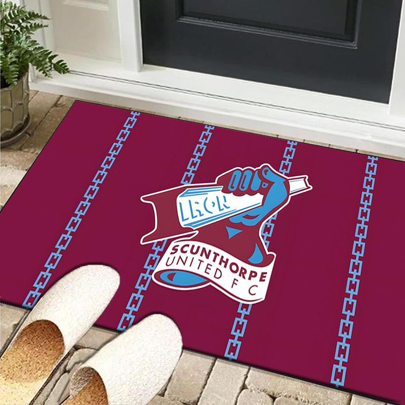 1PC rug Scunthorpe Fc Emblem Carpet, Chair Rug,Area Rug for Office Bedroom living rooms bedroom, Doormat decor Christmas fan gifts