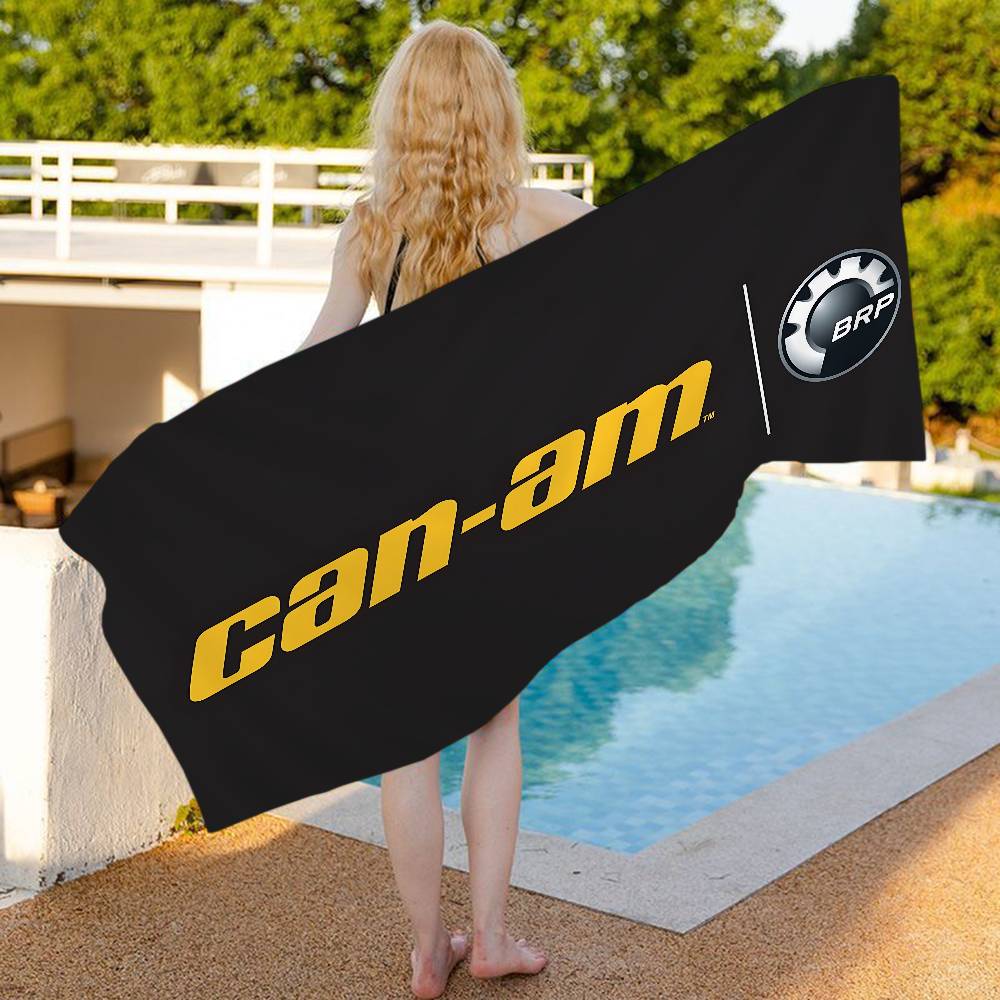 Микрофибровое пляжное полотенце C-Can-AM Впитывающее Быстросохнущее Мягкое Полотенце для Йоги, Плавания, Отдыха на Курорте, Альпинизма