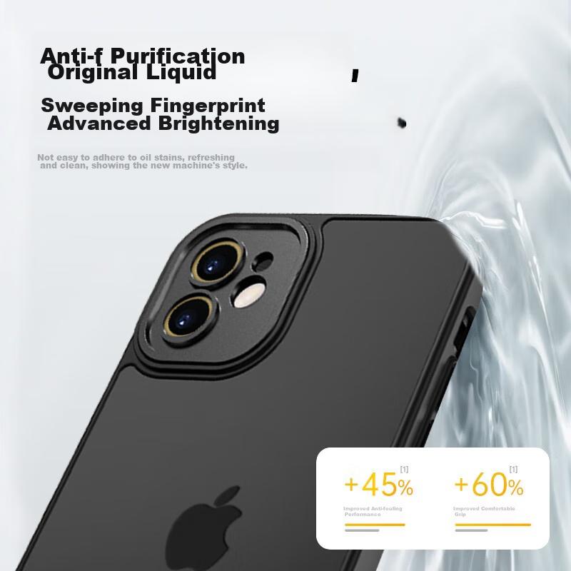 IPhone 11 Case, Apple 11 Protective Cover, Semi-Transparent Frosted Shockproof Anti-Fingerprint Full Lens Protection Soft Edge Case, Royal Blue