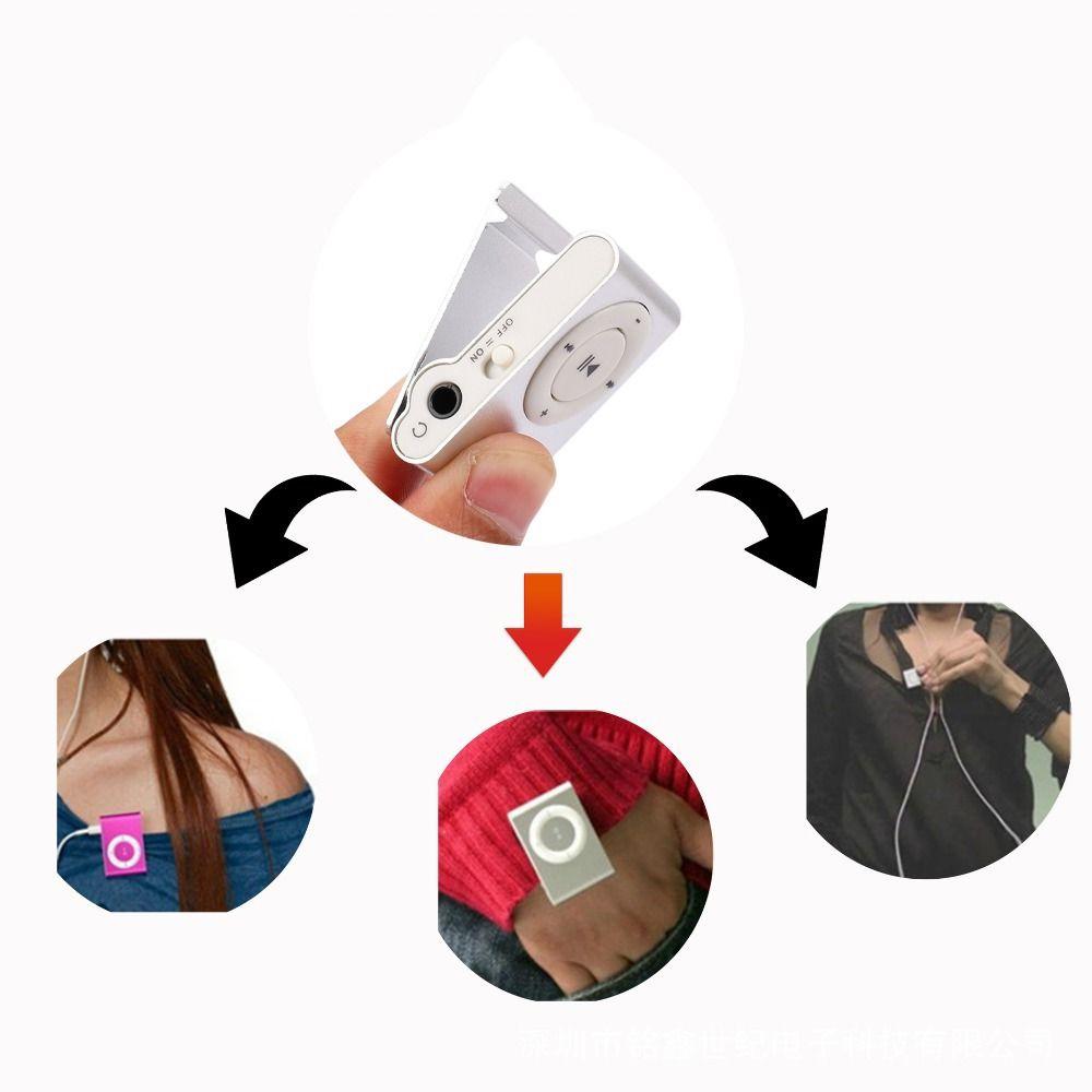 Портативный музыкальный носитель MP3, стильный дизайн, клип, поддержка Walkman, новый MP3-плеер, TF-карта