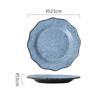 Ретро Однотонная Керамическая Тарелка Креативные Рестораны Десертная Фруктовая Тарелка Дом Вкусные Блюда Обеденные Тарелки Уникальная Посуда