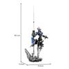 M Building Block Is Compatible With Lego Creative Ornaments Mecha Valkyrie, Mecha Mobile Warrior Girl Robot Ornaments
