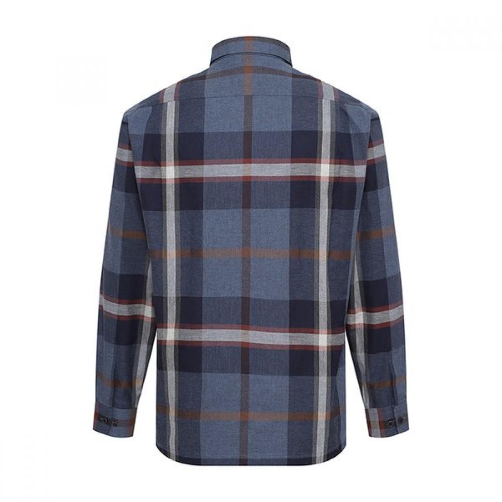 Renoma Big Check Twill Classic Shirt Rnfsg1041 Ny