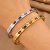Scratched Light Luxurious Open Bracelet Women's Irregular Style Versatile Bracelet
