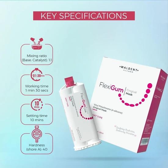 Waldent FlexiGum Гингивальная маска (50млx2)