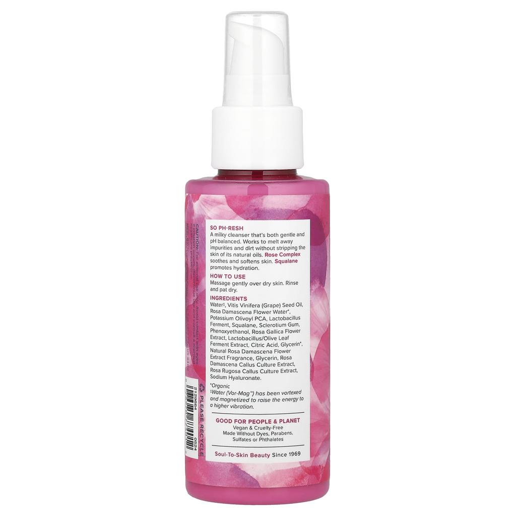 Rosewater Cleanser, Dry & Combination Skin, 118Ml(4Fl Oz)
