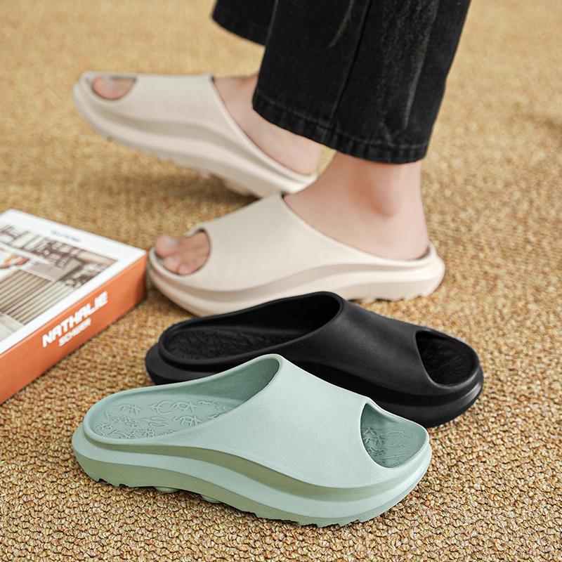 Мужские пляжные шлепанцы, обувь для пары, мужские летние шлепанцы, уличные пляжные сандалии, женские мягкие нескользящие шлепанцы, домашние шлепанцы для душа