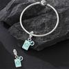 100% 925 Silver Tarot Collection Pendant DIY Hourglass Beads Fit Pandach Original Bracelet Women Jewelry Birthday Gift