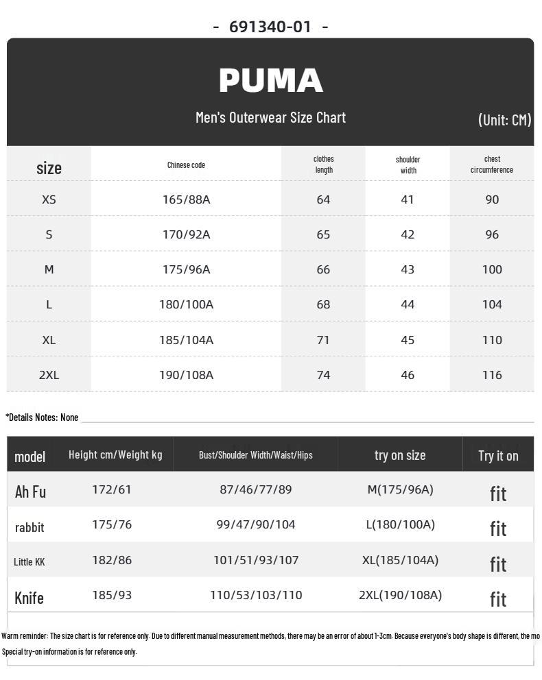 Puma Мужской комплект для бега и отдыха с коротким рукавом