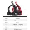 1pc 31.8/34.9mm Bike Canoe Saddle Collar Bolt Ultralight Quick Release Clamp  Seat Post
