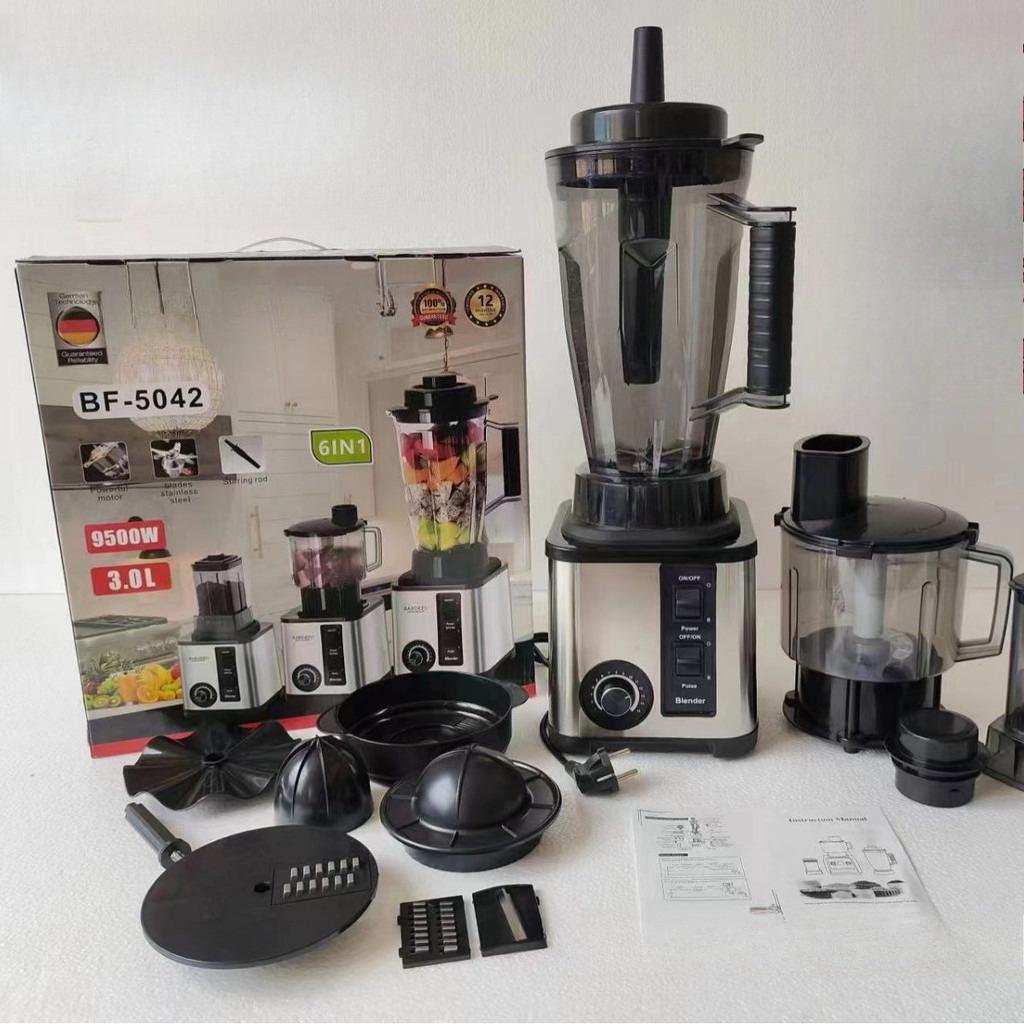 6-in-1 Multifunctional Electric Blender 3L Large Capacity Household Fruit Juicer Kitchen Cooking Ice Crusher