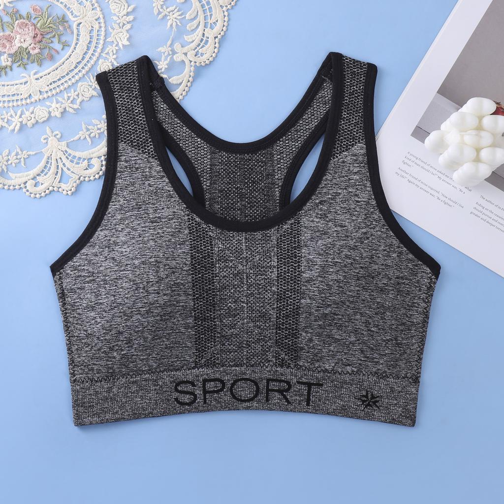Женский Однотонный Спортивный Бюстгальтер Без Косточек, Можно Носить Сверху, с Мягкой Поддержкой и Плотно Прилегающей Поддержкой Спины, Спорт, Бег, Йога, Фитнес,