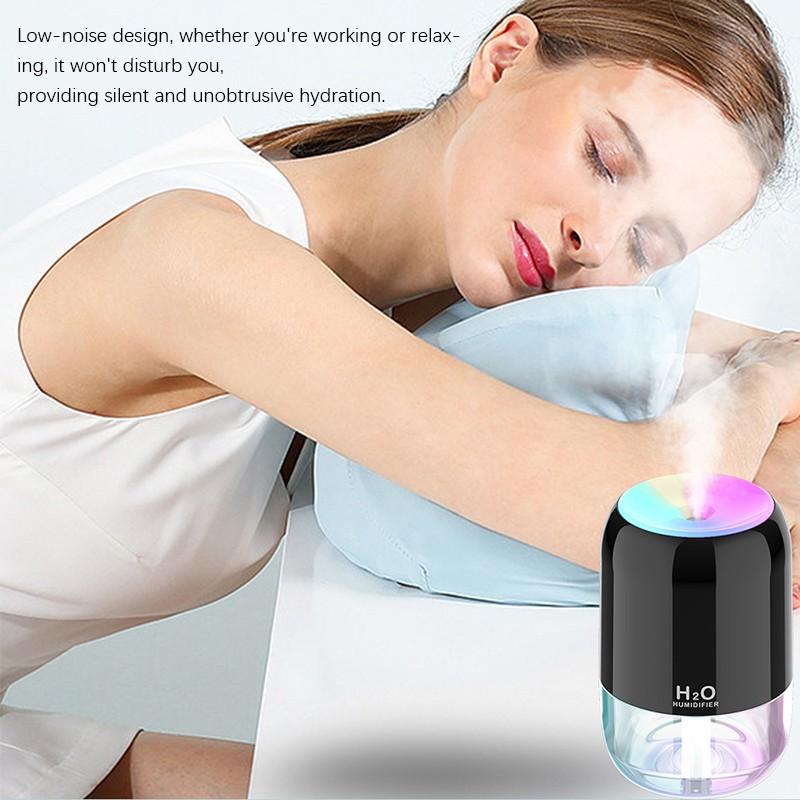 USB Humidifier With LED Light Aroma Diffuser Air Purifier Mist Maker Air Freshener For Bedroom Home Car Office