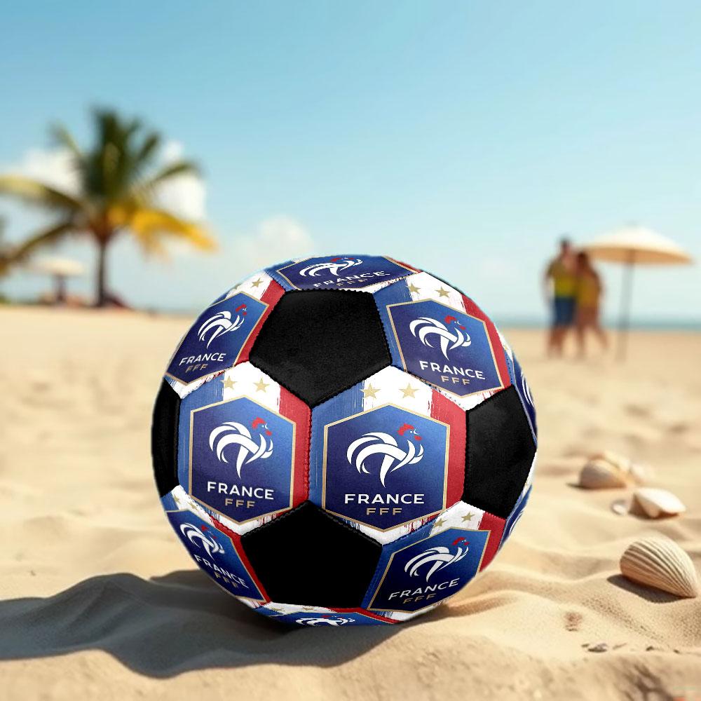 1pc France National Football Team Soccer Ball Size 5 Indoor Soccer Ball Fashion Colorful Backyard Game - Great For Sports Fans Gift HE29
