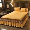New Dust-proof Lace Bed Skirt Three Piece Set Household Anti Slip and Beautiful Bed Sheets Single Piece Pastoral Style Bed Cover