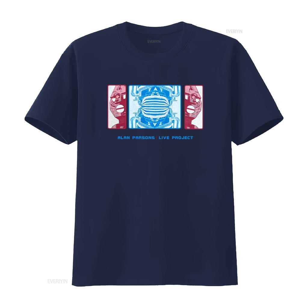 Vintage 90s Alan Parsons Live Project Concert Tour T Shirt Available in S 5XL vintage Washed Versatile homme Stylish Stretched