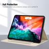 Для iPad Про 11 (2025)/11 (2024) Чехол с 3D-эффектом, рисунок "Кот", кожаная подставка, чехол-книжка с кошельком, держателем для стилуса