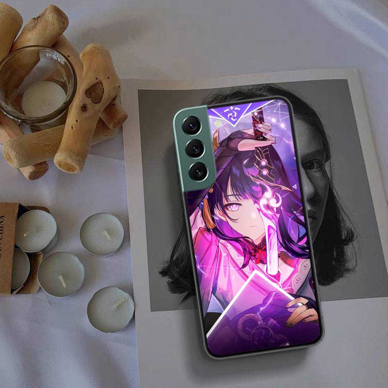 Чехол для телефона Genshin Impact Raiden Shogun, популярный, для Samsung A15 A25 A35 A55 Galaxy A70S A50S A30S A30 A40 A71 A51 A41 A31 A21 A11 A0