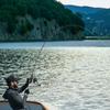 Rod and Fishing Reel Combo, IM6 Fiberglass & Carbon Fiber Spinning Rod and Reel Combo, Bass Fishing Pole with 2m Two-Piece Rods, 6+1 Ball Bearings,