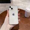 Space Shell Suitable for Apple 15promax 14 Large Hole Transparent Shell Simple Iphone13 Anti Fall Mobile Phone Case 16