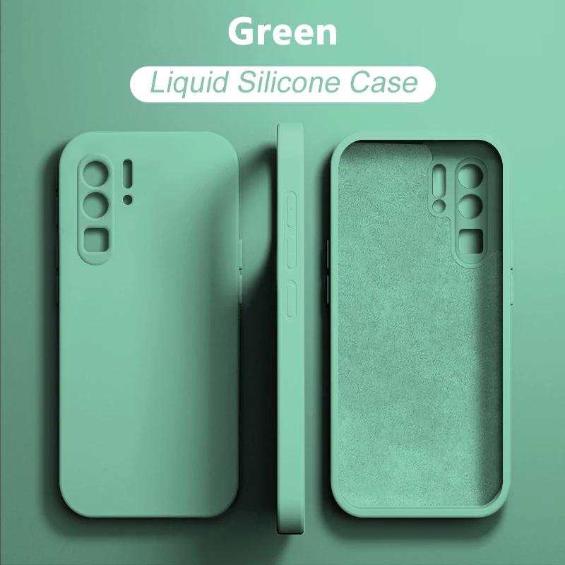 Для Huawei P30 P50 P40 P20 Pro Lite Чехол Квадратный жидкий силиконовый чехол для телефона Huawei Honor 50 60 Mate 30 20 Nova 9 Pro Чехол
