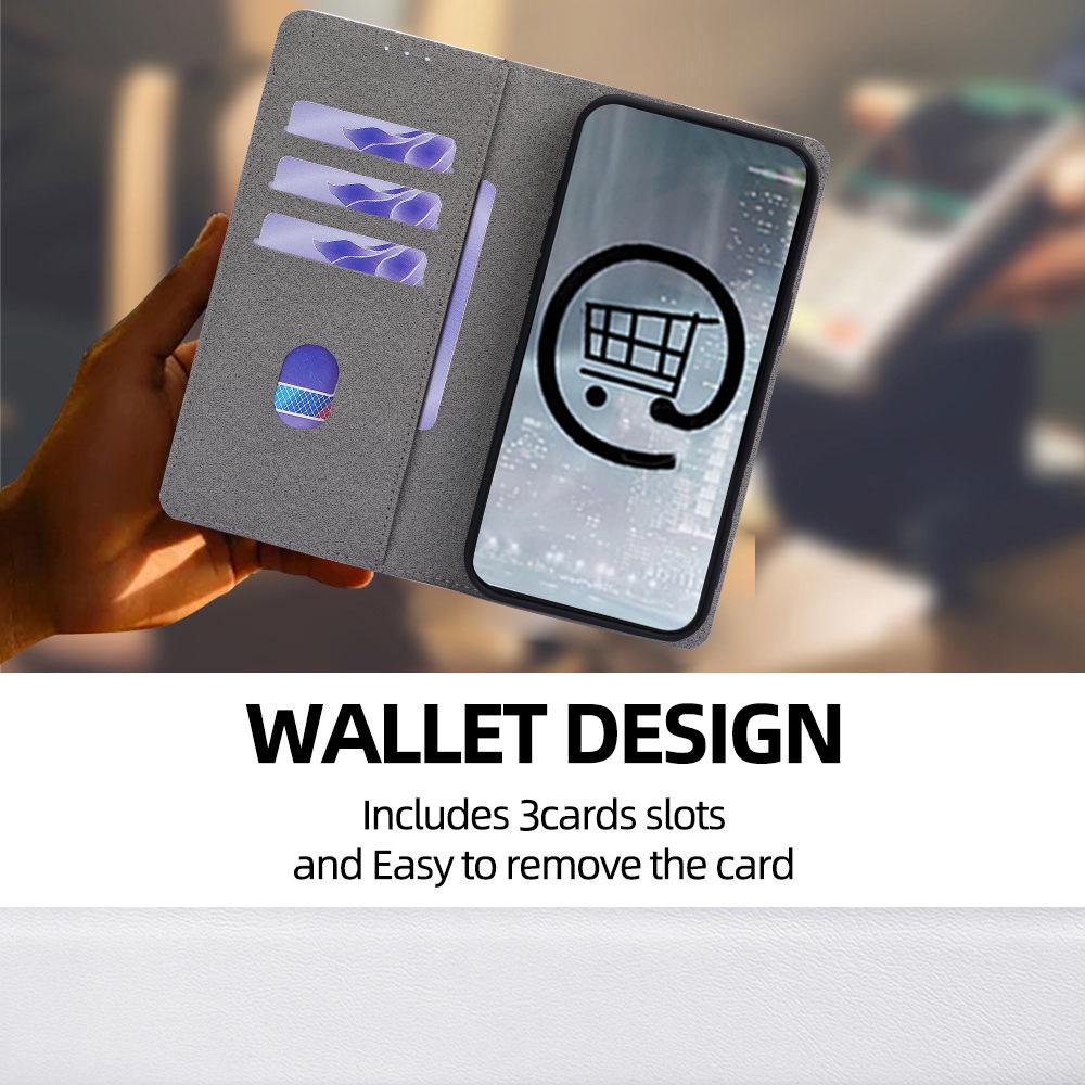 Кожаный чехол для OnePlus 15/13R: Кошелек на несколько карт с модным рисунком и откидной крышкой