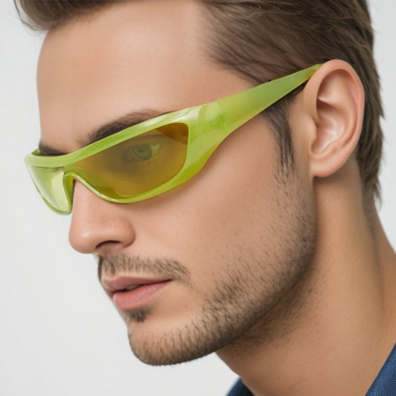 Новые спортивные панк-солнцезащитные очки Y2K, женские дизайнерские квадратные солнцезащитные очки для мужчин, роскошные брендовые солнцезащитные очки, цветные зеркальные модные очки