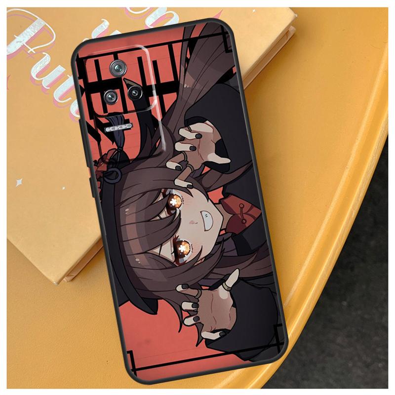 Чехол Genshin Impact Zhongli Hutao для POCO F5 X5 X3 Pro F3 F4 X4 GT M4 M5 Задняя крышка для Xiaomi 12 Lite 11 13 11T 12T Pro