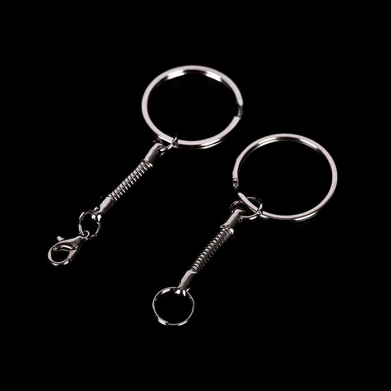 10X цепочка для ключей в виде змеи, серебряные ювелирные изделия «сделай сам», аксессуары для ювелирных изделий